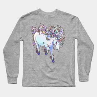 Pastel Unicorn Long Sleeve T-Shirt